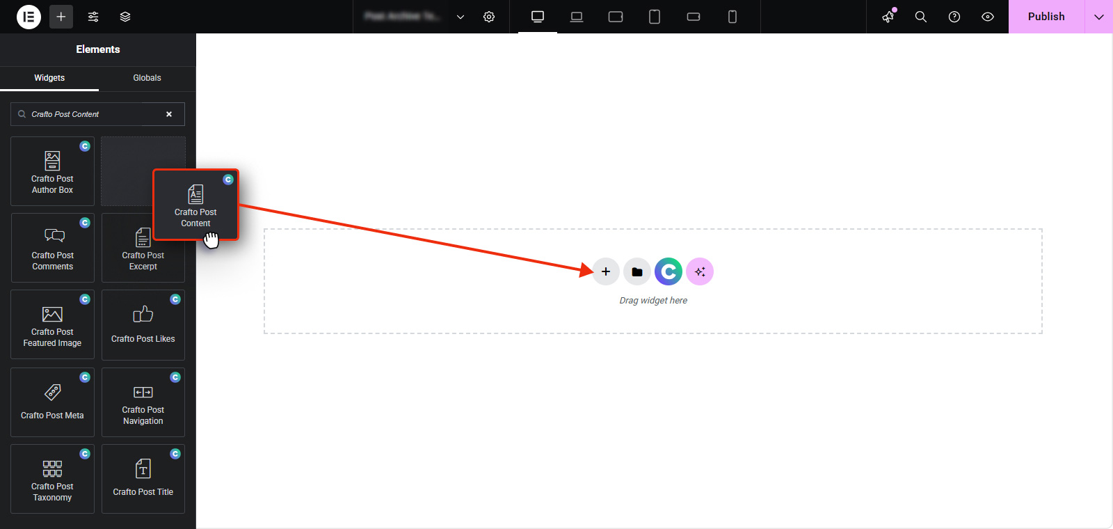 Create a Portfolio Single Template Using Theme Builder – Crafto ...