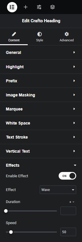 Heading – Crafto Documentation
