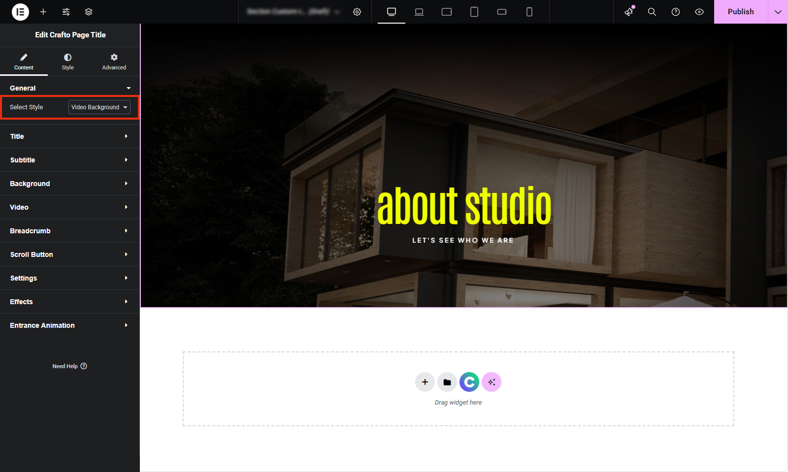 How to Add Video in Hero Banner? – Crafto Documentation