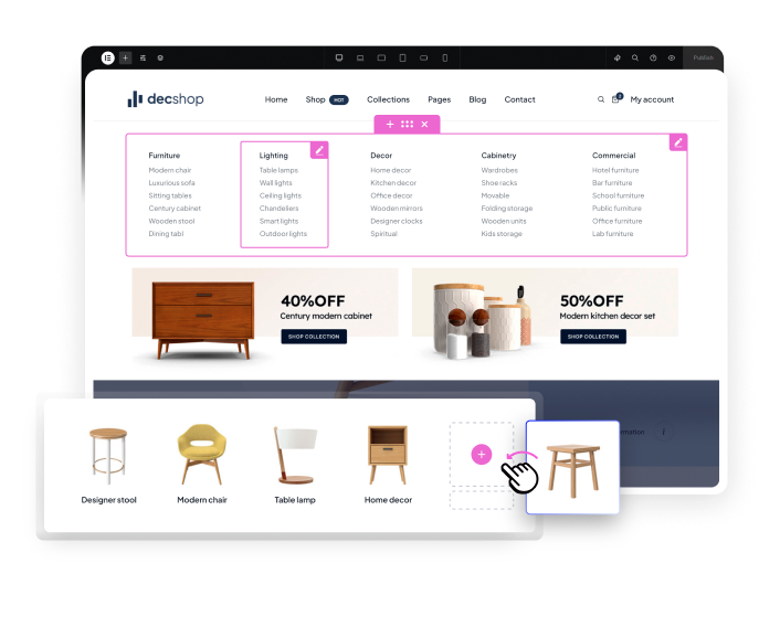 Header & Mega Menu Builder - Crafto WordPress Website Builder