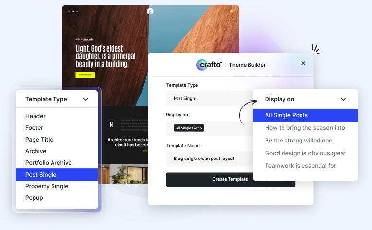 Theme Builder - Crafto WordPress Website Builder
